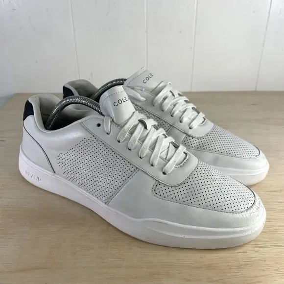 Cole Haan | Shoes | Cole Haan White Leather Sneakers Grand  display picture 1